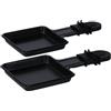 Rotel 1513150 - Set di 2 ciotole per raclette, con rivestimento antiaderente, PTFE, plastica, 18,5 x 9 x 1,5 cm, confezione da 2 pezzi