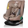 Lionelo Bastiaan i-Size Seggiolino Auto Evolutivo 4-in-1 per bambini 0-12 Anni (40-150 cm) ISOFIX e l'ultima Norma R129 Opzione Rivolto All'indietro, 21 Regolazioni, Girevole 360° Protezione Laterale