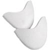 Etoile Salvapunte in Lattice Foderato in Microfibra Opium per Techdance TH-005 Sport Danza Classica Accessori Salvapunta Punte Punta Scarpette Ballo Allenamento Relax (Bianco, S)