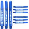 Target Darts 3 x Sets of Blu PRO Grip Albero Medio - 9 in totalee
