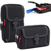 WIYETY Porta Cellulare da Cintura: 2 Pezzi Borsello da Cintura Uomo, Holster Mobile Phone, Fondina Cellulare Portacellulare, Durevole Porta Telefono Cintura per Campeggio, Ciclismo, Pesca, Nero