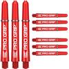 Target Darts TARGET PRO Grip Shafts, Alberi per Freccette Unisex, Rosso, Medium-48mm
