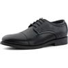Hitmars Scarpe Derby Uomo Scarpe Stringate Oxford Cerimonia Eleganti Classiche Uomo Scarpe Matrimonio Pelle Verniciata 3 Nero 47
