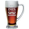 bubbleshirt Boccale Birra PERSONALIZZABILE Regalo Papà Festa del Papà Il miglior Papà del Mondo ca 38 cl