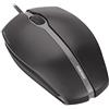HQ TEC Gentix Mouse USB con cavo nero, connettore per computer, USB, colore nero, dimensioni del mouse standard, gamma prodotti Cherry GENTIX, prodotti per computer