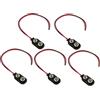 HeyNana 5pcs Supporto Connettore Clip per Batteria 9V