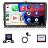 Rimoody 2+64G Android Autoradio per VW Golf 5 6 Passat Polo Tiguan Touran Caddy Skoda Seat, 9 Pollici Senza Fili Carplay Android Auto Autoradio con GPS Navi Bluetooth FM RDS WiFi EQ Telecamera Posteriore