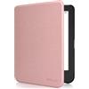 RSAquar Custodia Protettiva per Kobo Clara Colour/BW/2E 6, Oro rosa | Compatibile con Tolino Shine Colour/Shine 5/4, Copertura Protettiva Sottile con Sospensione/Risveglio Automatico