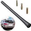 LANAFAY Antenna per Auto Universale 20 cm con 3 M4/M5/M6 Viti, Antenna Auto Corta, Auto Tetto Antenne, Antenna Auto Radio Corta con Forte Funzione di Ricezione FM/AM/DAB per Auto, SUV, Camion, Furgone
