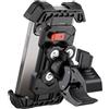 Grefay Porta Cellulare Bici [Doppio Ammortizzatore] Supporto Telefono Moto Porta Telefono Bici 360° Rotabile Compatibile con iPhone 16 15 14 Pro, Galaxy, 4.7''-7.2 Smartphones (Nero)