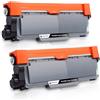 MEGOFFICE Cartuccia toner TN2320 compatibile con Brother TN-2320 TN 2320 per stampanti MFC-L2700DW L2700DN L2720DW L2740DW HL-L2340DW L2300D L2360DN DCP-L2520DW L2540DN (2 nero)