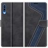 MOBESV Custodia per Samsung Galaxy A70, Cover a Libro Magnetica Custodia in Pelle per Samsung Galaxy A70, Elegante Nero
