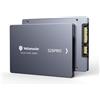 Yottamaster S25PRO 1TB SATA SSD 2.5'', Alluminio 2.5'' SSD SATA III 6Gb/s Solid State Drive Interno fino a 500MB/s, Aggiornamento SSD per Laptop e PC Desktop per Professionisti IT, Utenti d'Ufficio