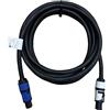 NWP Cavo Power Link 5 m powerCON grigio su powerCON blu - Power Out su Power-In - 3 x 2,5 mm² - Tubo in gomma - NAC3FXXB / NAC3FXXA