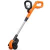 Flymo EasiWeeder - Spazzola per sarchiatura senza fili, 18 V, senza batteria, perfetta per superfici delicate e durevoli, batteria elettrica, leggera, facile da usare, controllo variabile, altezza