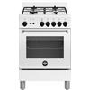 La Germania AMN664GBV24 - Cucina a gas con forno a gas, 60x60 cm, Bianca, Classe energetica A+