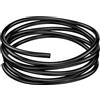 Pawfly Aquarium Airline Tubing 2 m Tubo Standard da 4-6 mm per Pompa d'Aria per Acquario Tubo Flessibile in PVC Puro Resistente al Kink per Acquario Giardino terrario Stagno, Nero