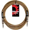 DiMarzio DEP1718-VT - Cavo per chitarra, 5,5 m, vintage tweed