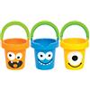 Gowi 558-14 Divertenti Benna Mostro, da Spiaggia e Giocattoli da Bagno, Set di 3 Box