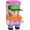 Bizak Stumble Guys X Barbie Peluche 20 cm, Mr.Stamble Barbie Personaggio Esclusivo per Abbracciare e Collezionare, Giocattolo per tutte le età, (64110023-2)