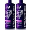 Agle Professional Progressive Brush Argan Restore Brazilian Hair Keratin Straightening System 2L - 0% Formol