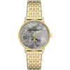 Armani Exchange Orologio da donna, quarzo/multifunzione, cassa in acciaio inossidabile da 36 mm con bracciale in acciaio inossidabile, AX5586, Tono oro e grunge