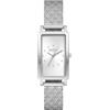 Skagen Orologio Hagen per donna, Movimento al quarzo a tre lancette con cinturino in acciaio inossidabile o in pelle, 43 mm, Tono argento