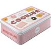 Nostalgic-Art Contenitori di Latta retrò Piatti, Wonder Cookies - Idea Regalo per la Cucina, Scatola con Coperchio, Design Vintage, 2,5 l