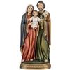 DRW Statuina della Sacra Famiglia in Resina Dipinta a Mano 20 cm