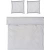 Möve Luxury - Set di biancheria da letto 200 x 200 cm + 2 federe 80 x 80 cm, 100% cotone, colore grigio (moonlight)