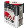 Nostalgic-Art Contenitori di Latta retrò L, Volkswagen - Good in Shape - Idea Regalo per i Bus VW, Grande Scatola da caffè, Design Vintage, 3 l