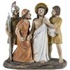 DRW Rappresentazione del Bacio di Giuda in Resina Dipinta a Mano da 11 cm, Multicolore, Medidas: 11x5x11 cm