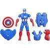 Marvel Epic Hero Series Battle Gear - Action figure di Capitan America, 10,2 cm, super eroe Avengers, giocattoli per bambini dai 4 anni in su