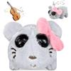 xinrongda Hamster Meme Peluche Criceto Triste, Peluche Meme Criceto Triste con Suono di Violino Incorporato, Animale di Peluche Criceto, Peluche Criceto Carino per Bambini Regali per Adulti