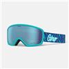 Giro Snow Unisex - Babys Ringo JR. Occhiali da Sci Glacier Stripe Vivid Royal, Taglia Unica
