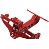 ZHUOWU Portatarga con Luce Targa Universal Per MT-01 MT-03 MT-07 MT-09 MT-10 YZF R1 R3 R6 R25 Per CBR500 CBR1000RR CBR1100XX CBR300R CBR400RR CBR400F CBR450SR CBR600RR CBR900RR CBR954RR - Rosso