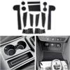 CDEFG Compatibile con Kia Sportage NQ5 2022-2023 2024 2025 Tappetini in gomma, console centrale, tappetini antiscivolo, Sportage NQ5, antiscivolo, tappetino antiscivolo in gomma per Sportage 2024