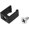 OTOTEC Kit di riparazione per sportello del carburante per auto, compatibile con Ford Transit Mk6 Mk7, clip per porta carburante con kit di ricambio a vite, in plastica nera, 2 pezzi