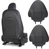 EVMODS 2 pezzi Model Y coprisedile sedile anteriore modello 3 protezione sedile 2025 2024, nero, impermeabile, facile da pulire, accessori Tesla