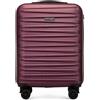 WITTCHEN Skyspeed Line Valigia da Cabina Piccola Valigia da Cabina Valigia rigida ABS Valigia da Viaggio Valigia Rotante Trolley Chiusura a Combinazione Maniglia Telescopica 4 Ruote Marrone