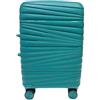 Before by Luigi Benetton Trolley rigido bagaglio a mano, approvato dalla maggior parte delle compagnie aeree low cost, 55 cm, ESPANDIBILE!! Misure 55 x 38 x 23 cm Marchio Originale Pierre Cardin (VERDE)
