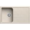 Generic Lavello cucina Romeo avena 1 vasca con gocciolatoio cm 86 x 50 Made in Italy