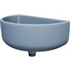 Varile Lavello multifunzione in plastica effetto granito/pietra con attacco combinato per giardino, campeggio e camper - Include filtro per capelli, accessori e design robusto (grigio)