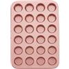 Wiltshire Vassoio per muffin da 24 tazze in oro rosa, senza PFOA PTFE, rivestimento antiaderente, teglia rivestita rettangolare, teglia in lamiera d'acciaio, acciaio al carbonio, 38,7 x 26,2 x 2,1 cm