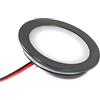VBLED® Mini faretto da incasso a LED extra piatto (12 mm di profondità) alluminio nero bianco caldo 0,9 W dimmerabile 12 V IP67 per bagno lampada da cucina lampada da esterno