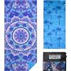 Vorvowry Telo Mare Grande Microfibra Uomo Donna Leggero Asciugatura Rapida Asciugamano Mare Telo Spiaggia Antisabbia con Borsa in Rete 80×180cm Mandala Viola