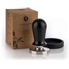 Buddy´s Bar - Barista Edition, pressacaffè di Alta qualità, Ø 58 mm, Base Altezza: 10 cm, in Acciaio Inox, Timbro Espresso per portafiltro da 58 mm, tampone da caffè con Tappetino in Silicone