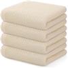 BW&HM Strofinacci in Cotone da Cucina (Beige, 33 x 74 cm)