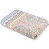 Bassetti Trapuntino Singolo Primaverile Estivo 90 gr/mq in Cotone, Copriletto Trapuntato Letto Singolo 170x260cm (2-Ardesia)