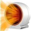 Towwoo Termoventilatore Basso Consumo 1200W, Stufetta Elettrica Termoventilatore Ceramico PTC, Mini Portatili per Ufficio Camera da Letto Soggiorno, Protezione da Surriscaldamento e Ribaltamento